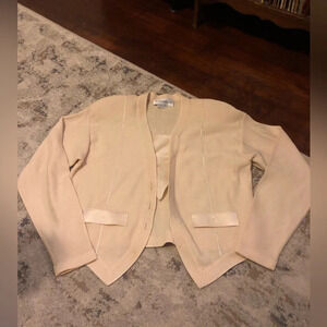 Vintage Rich and Levy Knit Blazer with Shoulder Pads
